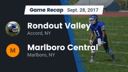 Recap: Rondout Valley  vs. Marlboro Central  2017