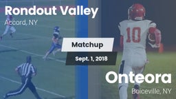 Matchup: Rondout Valley vs. Onteora  2018