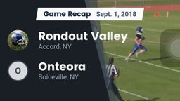 Recap: Rondout Valley  vs. Onteora  2018
