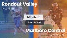 Matchup: Rondout Valley vs. Marlboro Central  2018