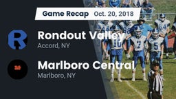 Recap: Rondout Valley  vs. Marlboro Central  2018