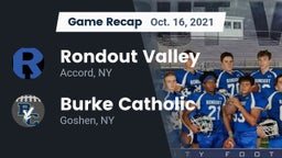 Recap: Rondout Valley  vs. Burke Catholic  2021