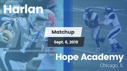 Matchup: Harlan vs. Hope Academy  2019