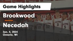 Brookwood  vs Necedah  Game Highlights - Jan. 4, 2024
