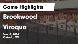 Brookwood  vs Viroqua  Game Highlights - Jan. 8, 2024