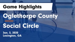 Oglethorpe County  vs Social Circle  Game Highlights - Jan. 3, 2020