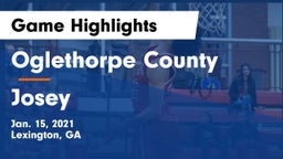 Oglethorpe County  vs Josey  Game Highlights - Jan. 15, 2021
