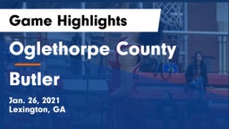 Oglethorpe County  vs Butler  Game Highlights - Jan. 26, 2021