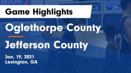 Oglethorpe County  vs Jefferson County  Game Highlights - Jan. 19, 2021