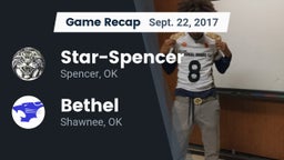 Recap: Star-Spencer  vs. Bethel  2017