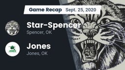 Recap: Star-Spencer  vs. Jones  2020