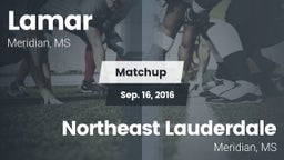 Matchup: Lamar vs. Northeast Lauderdale  2016