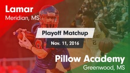 Matchup: Lamar vs. Pillow Academy  2016