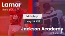 Matchup: Lamar vs. Jackson Academy  2018