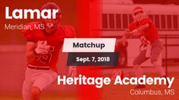 Matchup: Lamar vs. Heritage Academy  2018