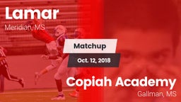 Matchup: Lamar vs. Copiah Academy  2018