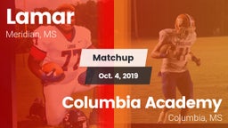 Matchup: Lamar vs. Columbia Academy  2019