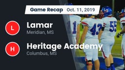 Recap: Lamar  vs. Heritage Academy  2019