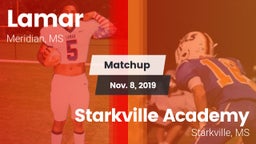 Matchup: Lamar vs. Starkville Academy  2019