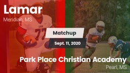 Matchup: Lamar vs. Park Place Christian Academy  2020