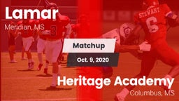 Matchup: Lamar vs. Heritage Academy  2020