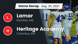 Recap: Lamar  vs. Heritage Academy  2021