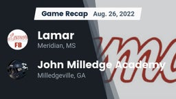 Recap: Lamar  vs. John Milledge Academy  2022