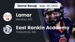 Recap: Lamar  vs. East Rankin Academy  2022