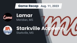 Recap: Lamar  vs. Starkville Academy  2023