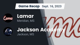 Recap: Lamar  vs. Jackson Academy  2023