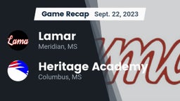 Recap: Lamar  vs. Heritage Academy  2023