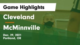 Cleveland  vs McMinnville  Game Highlights - Dec. 29, 2021
