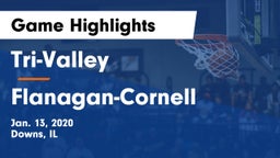 Tri-Valley  vs Flanagan-Cornell  Game Highlights - Jan. 13, 2020