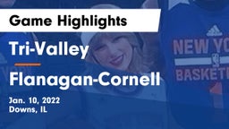 Tri-Valley  vs Flanagan-Cornell  Game Highlights - Jan. 10, 2022