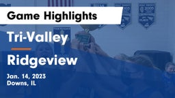 Tri-Valley  vs Ridgeview  Game Highlights - Jan. 14, 2023