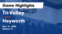 Tri-Valley  vs Heyworth  Game Highlights - Jan. 21, 2023