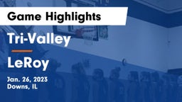 Tri-Valley  vs LeRoy  Game Highlights - Jan. 26, 2023