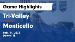 Tri-Valley  vs Monticello  Game Highlights - Feb. 11, 2023
