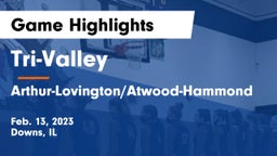Tri-Valley  vs Arthur-Lovington/Atwood-Hammond  Game Highlights - Feb. 13, 2023