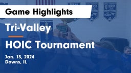 Tri-Valley  vs HOIC Tournament Game Highlights - Jan. 13, 2024