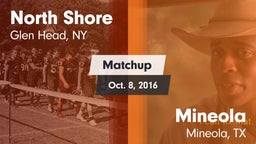 Matchup: North Shore vs. Mineola  2016