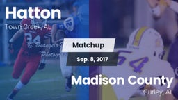 Matchup: Hatton vs. Madison County  2017