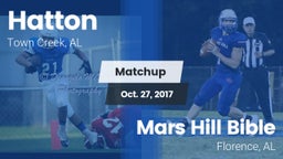 Matchup: Hatton vs. Mars Hill Bible  2017