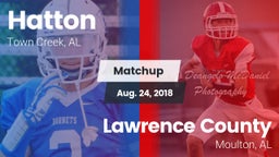 Matchup: Hatton vs. Lawrence County  2018