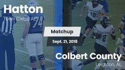Matchup: Hatton vs. Colbert County  2018