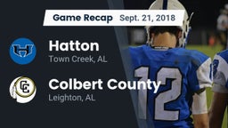 Recap: Hatton  vs. Colbert County  2018
