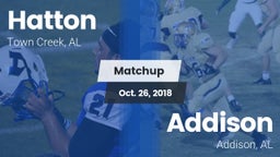 Matchup: Hatton vs. Addison  2018