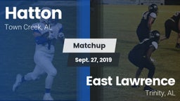 Matchup: Hatton vs. East Lawrence  2019