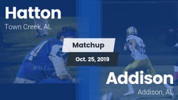 Matchup: Hatton vs. Addison  2019