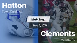 Matchup: Hatton vs. Clements  2019